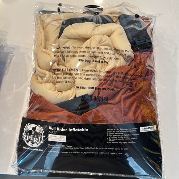 Bull Rider Inflatable, Adult Size - Picture 4 of 4